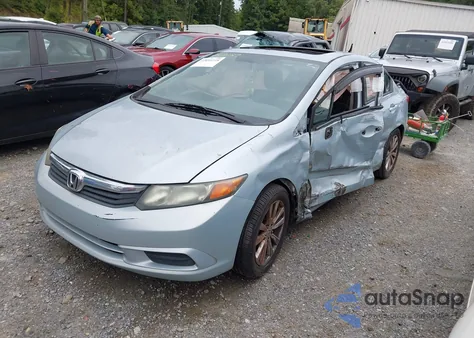 2012 Honda Civic Ex from USA, damaged, VIN 19XFB2F89CE038190